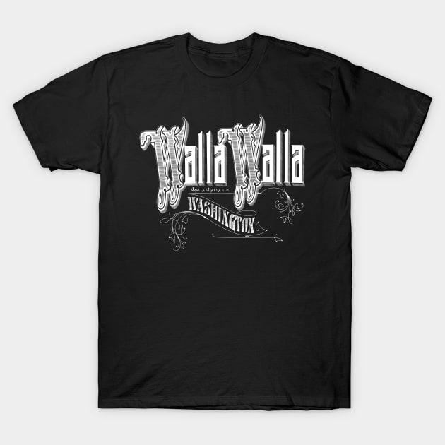 Vintage Walla Walla, WA T-Shirt by DonDota